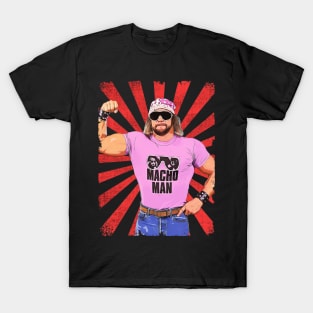 Macho Man Wrestling Vintage Fan Art T-Shirt